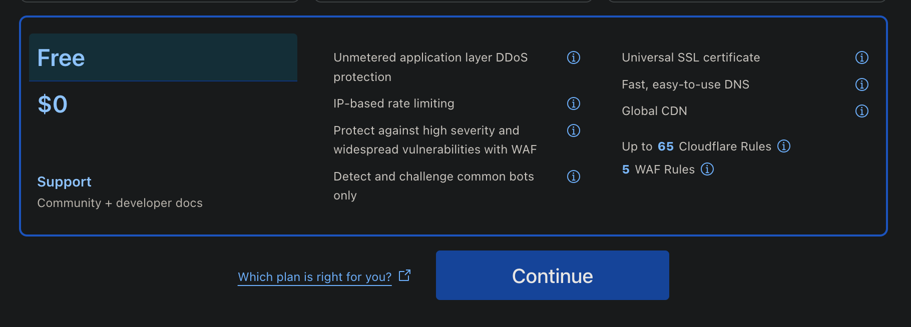 Setting up a domain