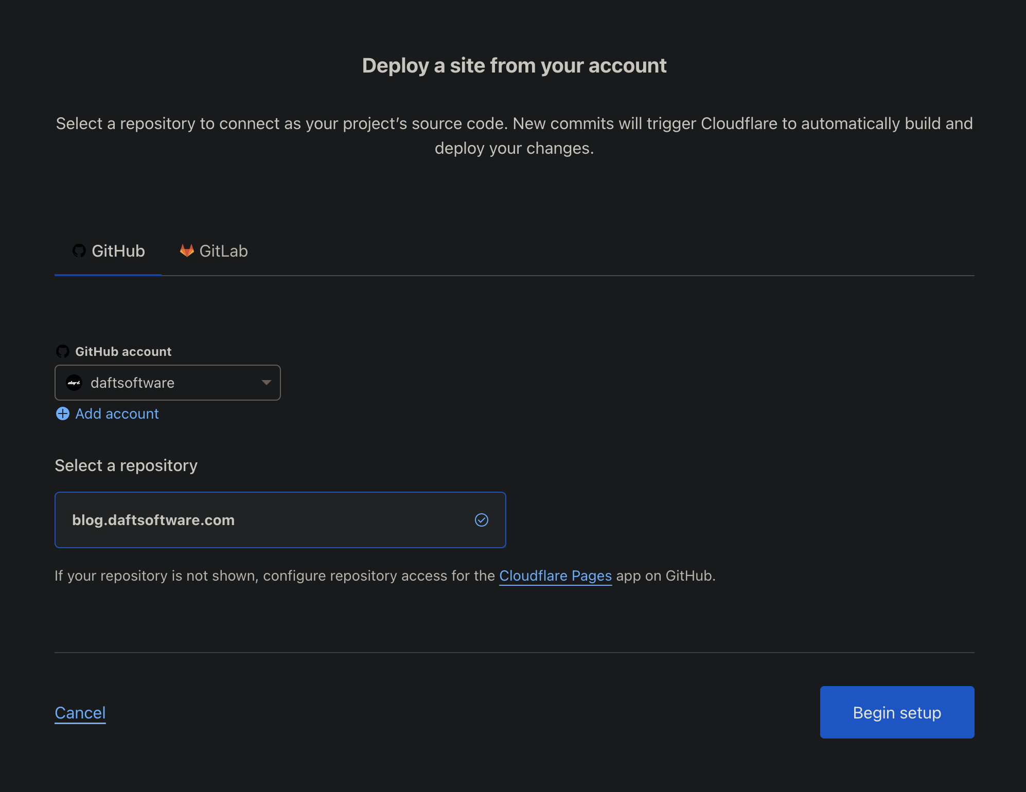 Create a page